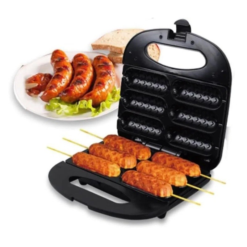Máquina Elétrica Antiaderente Hot Dog Queijo Coalho Espetinh