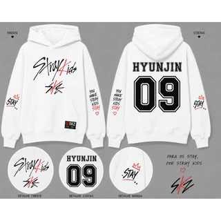 Moletom Canguru Unissex Blusa de Frio Para os Stay Stray Kids Lançamento Outono Inverno Envio Rápido Lançamento