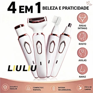 Mini-depilador multifuncional, lâmina de segurança em aço inoxidável, para cuidados diários com todo o corpo