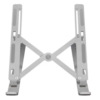 1 Conjuntos Suporte Para Notebook Ajustável Ergonômico Preto E Branco Dobrável Melhor Resfriamento Postura