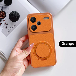 WUYI Note13Pro + Nova Moda 360 ° Capa De Telefone Com Suporte Giratório Para Xiaomi Redmi Note 13 Pro Plus Textura De Co