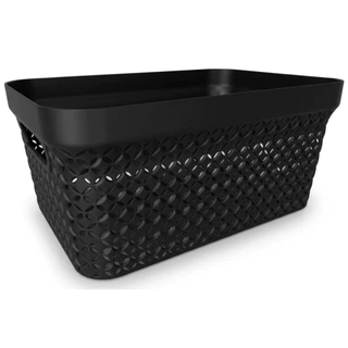 Caixa Organizadora Multiuso Grande 13x18,5x27 - Keita - PRETO
