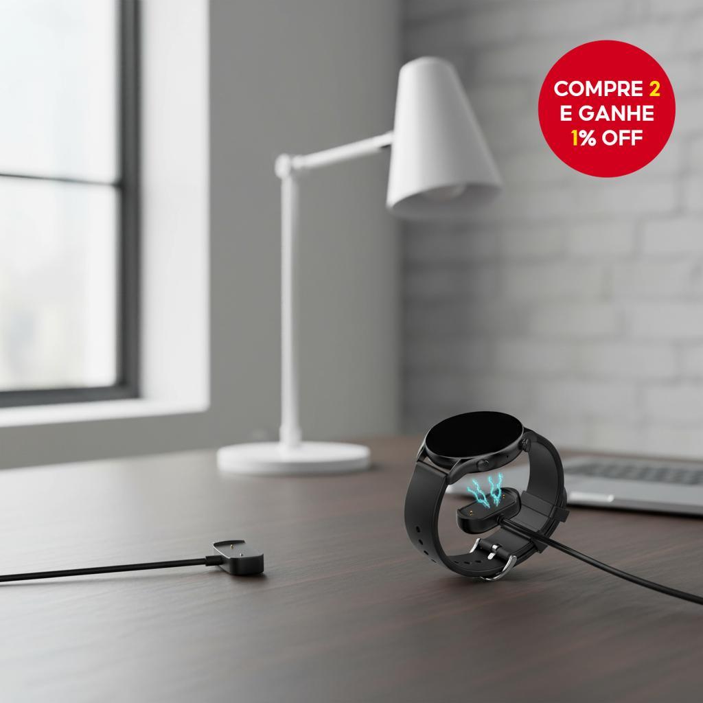 Supporto di ricarica compatibile con Amazfit Active/GTS4 Mini/GTR 2/GTR 2e/GTS 2/GTS 2 Mini/GTS 2e/Pop Pro/T-Rex Pro/Bip 5/Bip 3/3pro Smart Watch Sostituzione Dock Station Cavo di ricarica USB