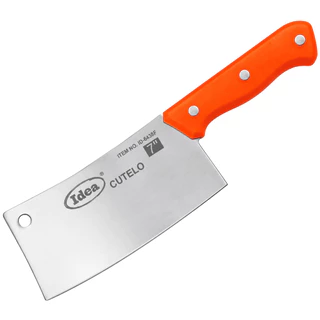 Cutelo Profissional 7 Aço Inox 28cm Linha Premium Faca para Carne Açougue Cozinha