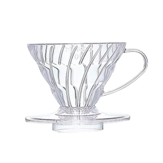Coador Suporte Hario V60 01 - Transparente (Acrílico) Dripper Cônico