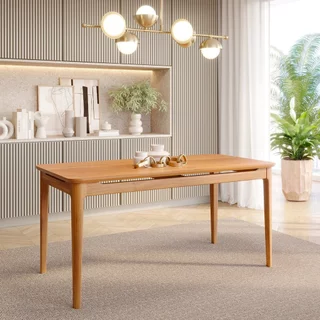 Mesa de Jantar 6 Lugares 160cm Miriti CabeCasa MadeiraOriginals 160