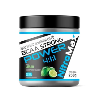 BCAA Strong Power 4:1:1 Pote 250g Nitromax - Limão