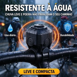 ✨Conjunto 2 Buzinas Eletrônicas de Bike Resistente à Água Instalação Simples Universal mt268