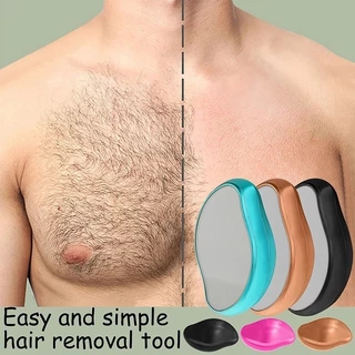 Depilador Cristal Indolor Mágico Removedor Pelo Feminino Corpo Reutilizável Esfolia Pele Fácil Limpar Eficiente - NUVEM