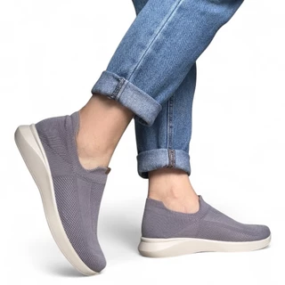 Tênis Feminino Usaflex Anatômico Tricot Cinza UD03005004 em Oferta na Shopee