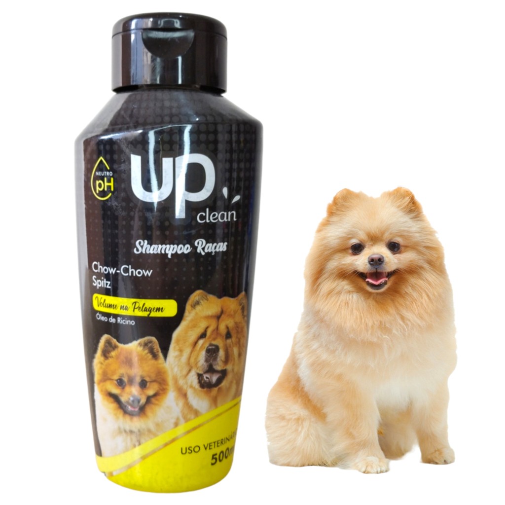 Shampoo Para Cachorro Pet Raça Chow Chow - Spitz 500ml UP Clean ...