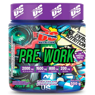 Pré Treino Pote 300g Us Nutrition