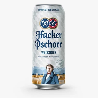 Cerveja Alemã Hacker Pschorr Weissbier Lata 500ml