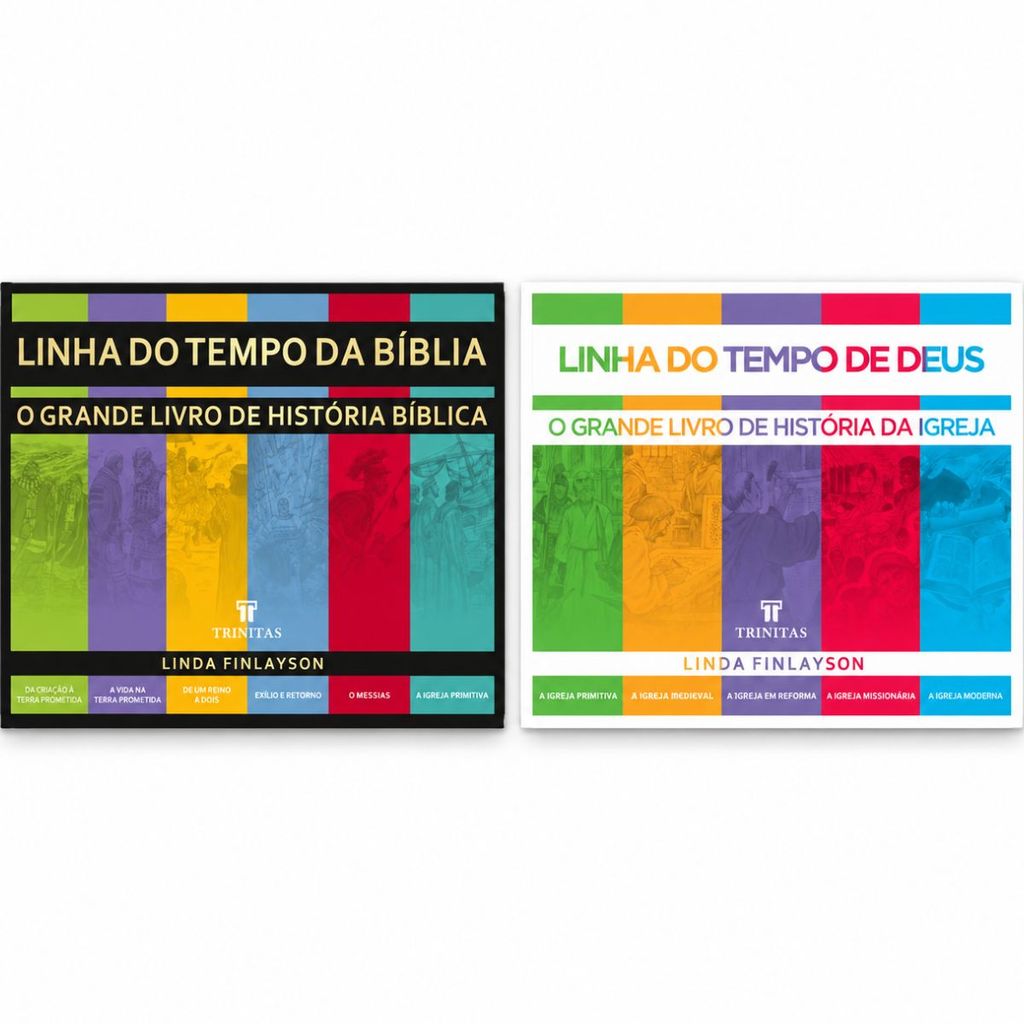 Kit 02 Livros | Linha do Tempo de Deus + Linha do Tempo da Bíblia ...
