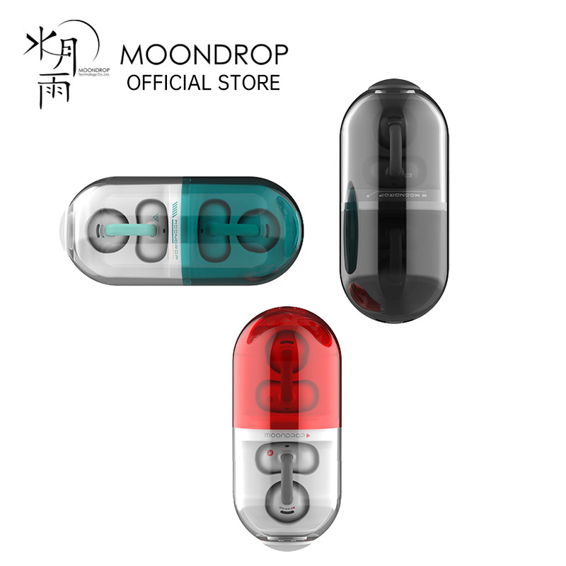 MOONDROP Pill OWS Fones De Ouvido Abertos Bluetooth 6.0 Pendurados IPX4 Clipe Aberto Sem Fio Com Pílula AI ENC Integrada