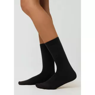 Meia Cano Longo Unissex Em Malha em Oferta na Shopee