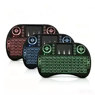 Mini Teclado Controle Sem Fio Para Smart Tv Tv Box Pc Opere Em Até 10 Metros Do Seu Dispositivo