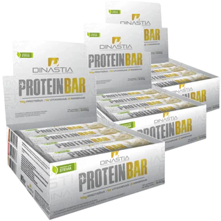 Kit 3x Barra de Proteína Whey Dinastia 15g 36 Unidades 45g