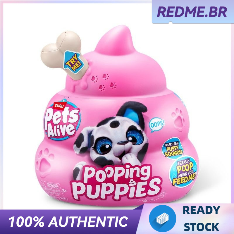 Pooping Puppies da , Pelúcia Surpresa de Cachorrinho, Pelúcias