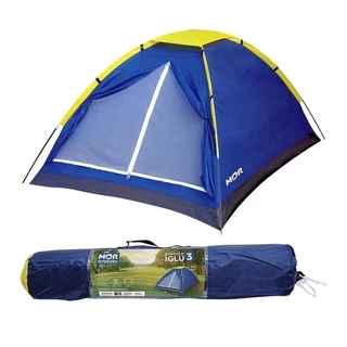 Barraca de Camping Iglu Azul 2 Pessoas Fácil Montagem Leve E Resistente Com Sacola de Transporte Mor em Oferta na Shopee