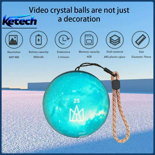 Bola De Cristal 3D Holograma Reprodutor De Vídeo Display Flutuante Arte De Mesa Para Decoração De Casa Estética De Quart