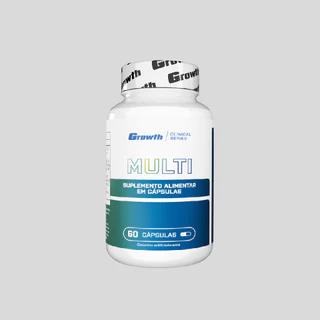 Multivitamínico 60 Cáps. Growth Supplements - Sem Sabor