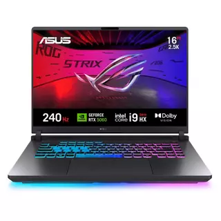 Notebook Gamer ROG Strix G16 RTX5060 Core Ultra 9 16GB RAM 512GB SSD Tela16" 240 Hz LED nível IPS DolbyVision HDR-S5007W
