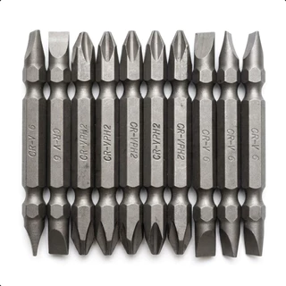 Kit 10 Bits Ponteira Magnético Fenda Philips Para Parafusadeira Antiderrapante