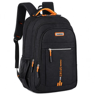 Mochila Casual Unissex para Notebook 15,6 Polegadas em Oxford com Múltiplos Compartimentos para Trabalho, Escola Viagem