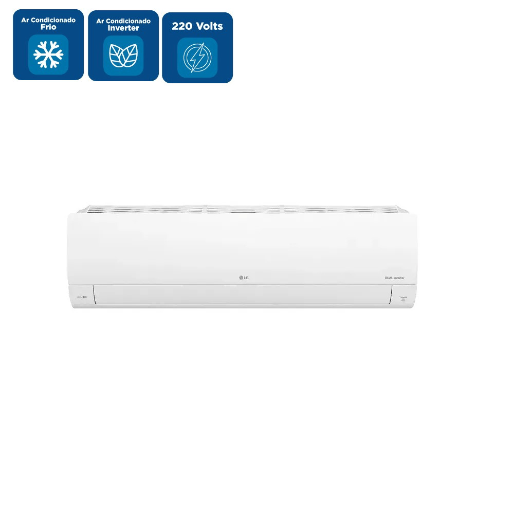 Ar Condicionado Inverter 18000 BTUs, silêncio e economia