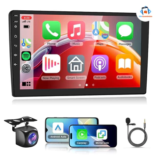 Bluetooth 7" 9"  2 din 4 + 64gb android carro mp5 player tela de toque carplay & android carro estéreo rádio em Oferta na Shopee
