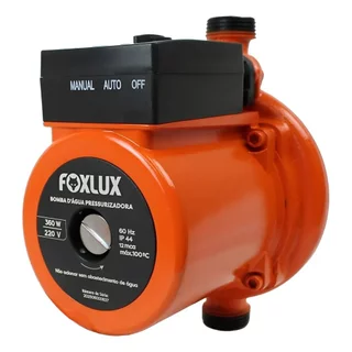 Bomba Dagua Pressurizadora 360W 220V Foxlux 64.34