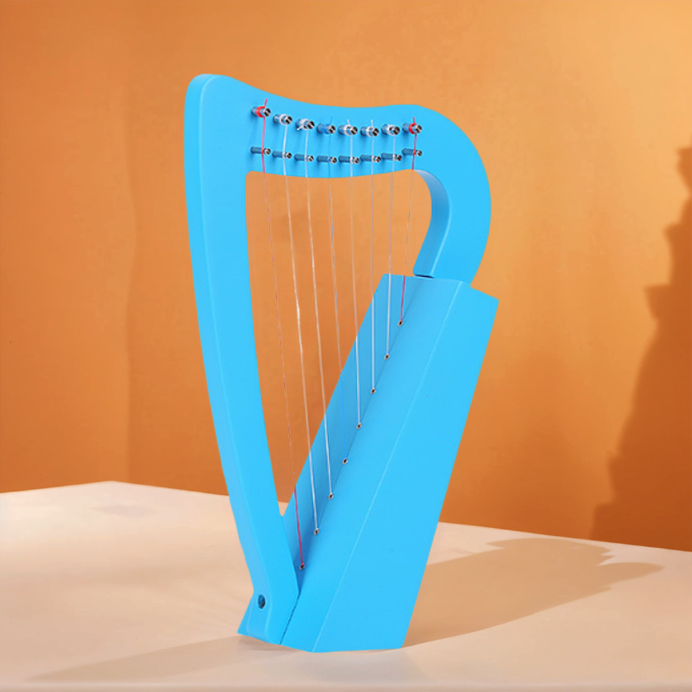 Mini Harpa De 8 Cordas Com Chave De Afinação Instrumento Musical De ...
