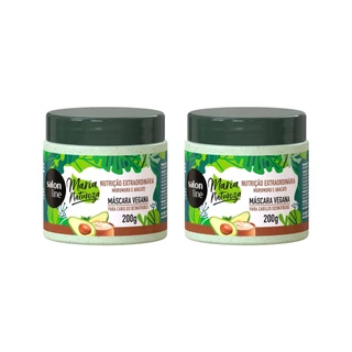 Kit 2 Máscaras Maria Natureza Nutrição Extraordinária Salon Line em Oferta na Shopee