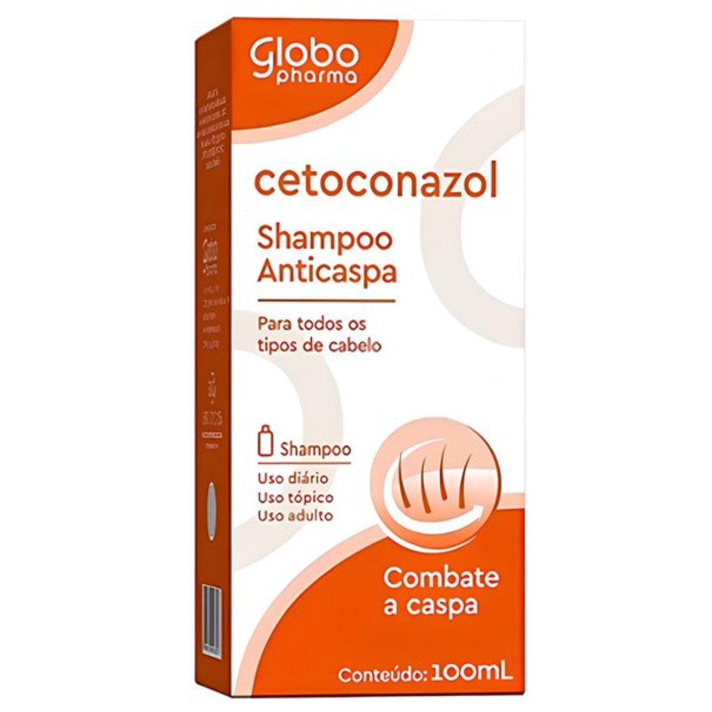Shampoo Anticaspa Coceira e Dermatite Seborreica Cetoconazol 1% 100mL ...