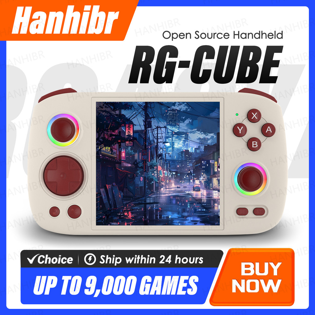 ANBERNIC RG Cube Console De Jogos Portátil 3.95'IPS Touch Screen ...
