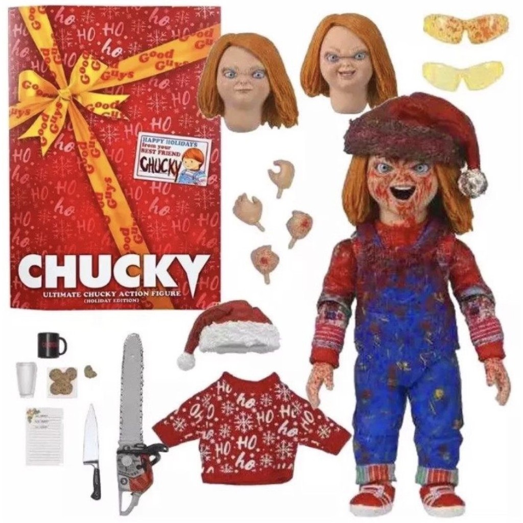 Halloween Horror Anime Figura Assustador Chucky Boneca Modelo Filme De ...