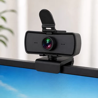 Webcam KA-S032 Full HD 1440P 30FPS Câmera para Computador USB Plug and Play Microfone Integrado Reunião Aulas Online