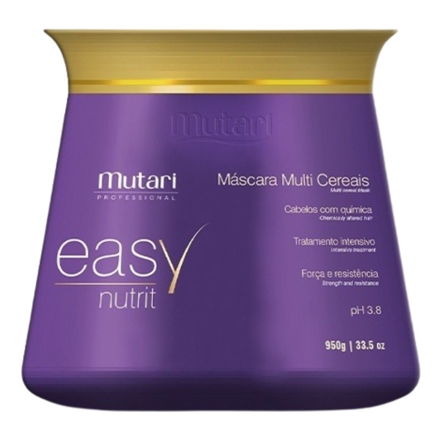 Máscara Multi Cereais Mutari Cabelos Com Química 1kg | Shopee Brasil