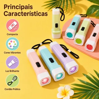 24 Peças Lanterna Mini Led Portátil Para Camping Iluminação Reutilizável