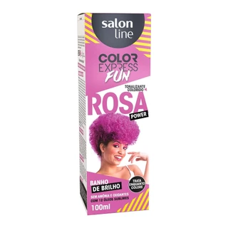 Kit Color Express Fun Rosa Power Salon Line em Oferta na Shopee