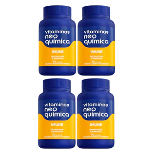 Kit 4 Suplemento Vitamina Imune 30 Cápsulas - Neo Química