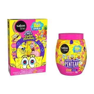 Kit Desembaraço SOS Cachos Kids Bob Esponja em Oferta na Shopee