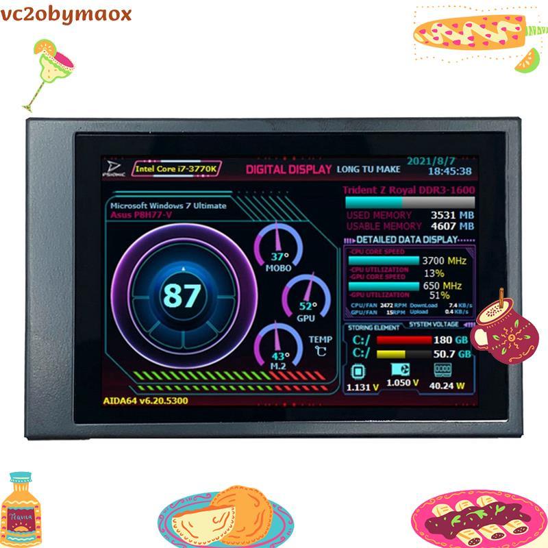 AIDA64 Tela De Exibição Do Chassi 3.5 Polegada IPS LCD Monitor Display ...