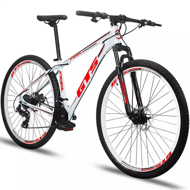 BICICLETA ALUMINIO ARO 29 GTS FEEL FREIO A DISCO 24 MARCHAS