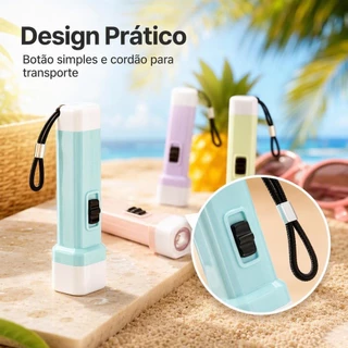 20 Peças Mini Led Lanterna Portátil Para Camping Iluminação Reutilizável