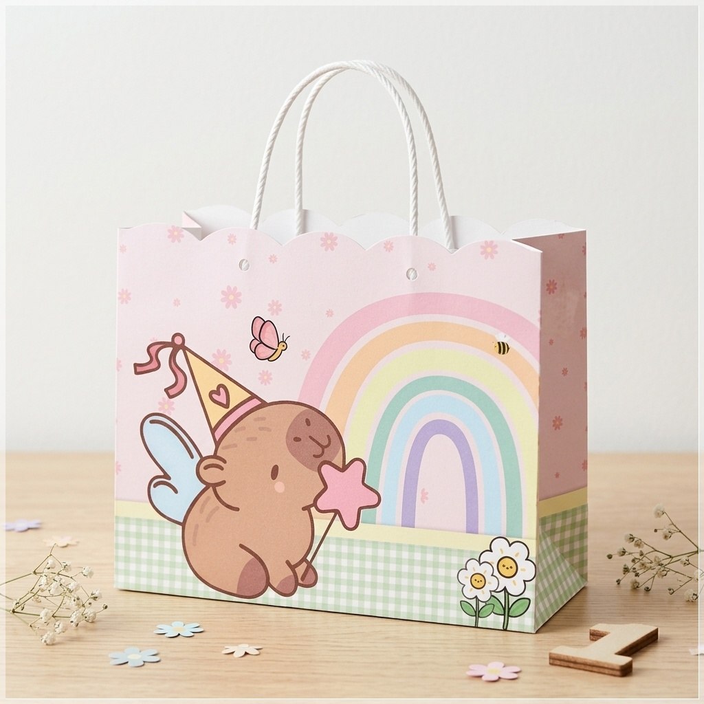 Sacolinha Capivara | Sacolinha | Lembrancinha Aniversário Capivara ...