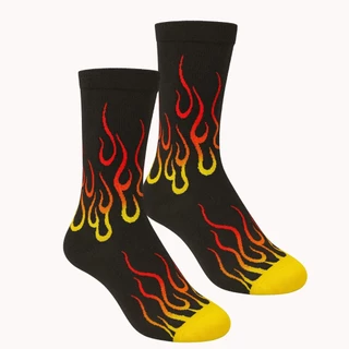 Meia Street Masculina Selene Estampada Cano Longo 4275