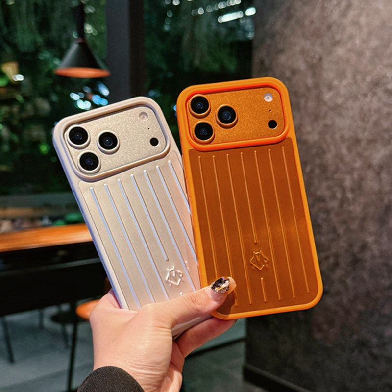 Marca De Luxo Rimowa Moda Alumínio Magnésio Liga Capa Para iPhone