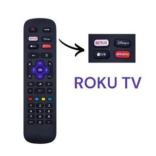 Controle Substituto Compatível com Smart TV Philco Roku e AOC Roku Alta Precisão
